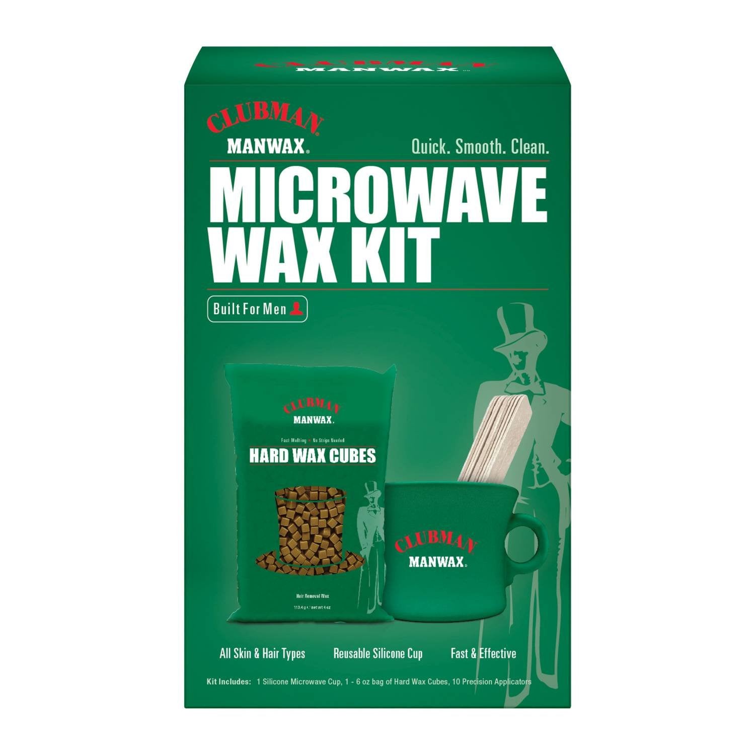 CMAN MANWAX MICROWAVE WAX KIT