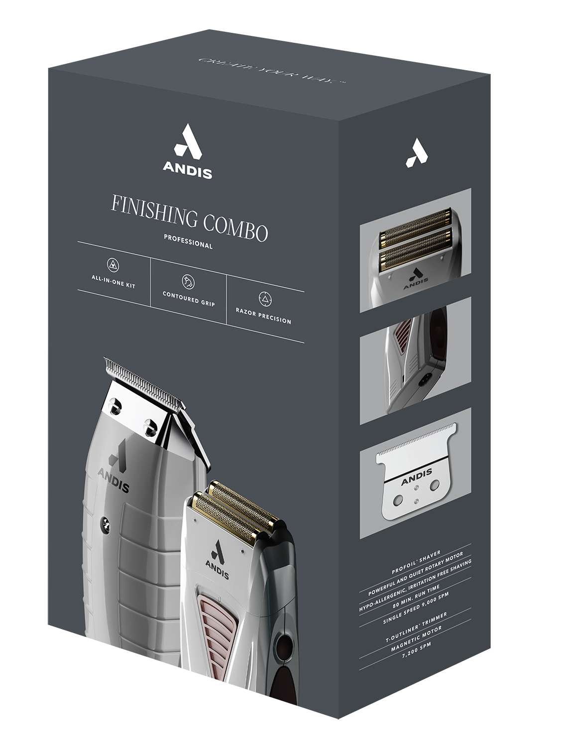 ANDIS FINISHING COMBO NEW PACKAGE