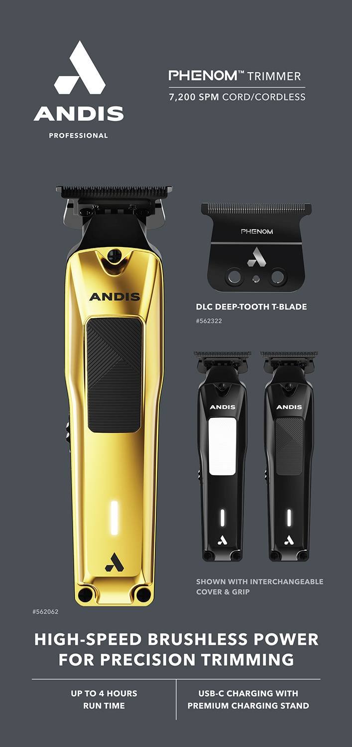 ANDIS TRIMMER PHENOM CORDLESS