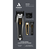 ANDIS CLIPPER RECON LMC LI BLK CHROME
