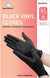 DREAM GLOVES VINYL 6PC/PKBLACK