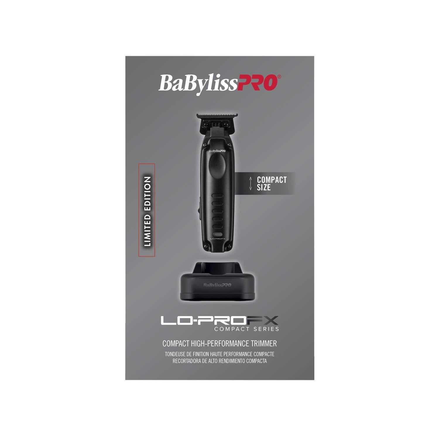 BABYLISS LO-PROFX COMPACT TRIMMER BLACK
