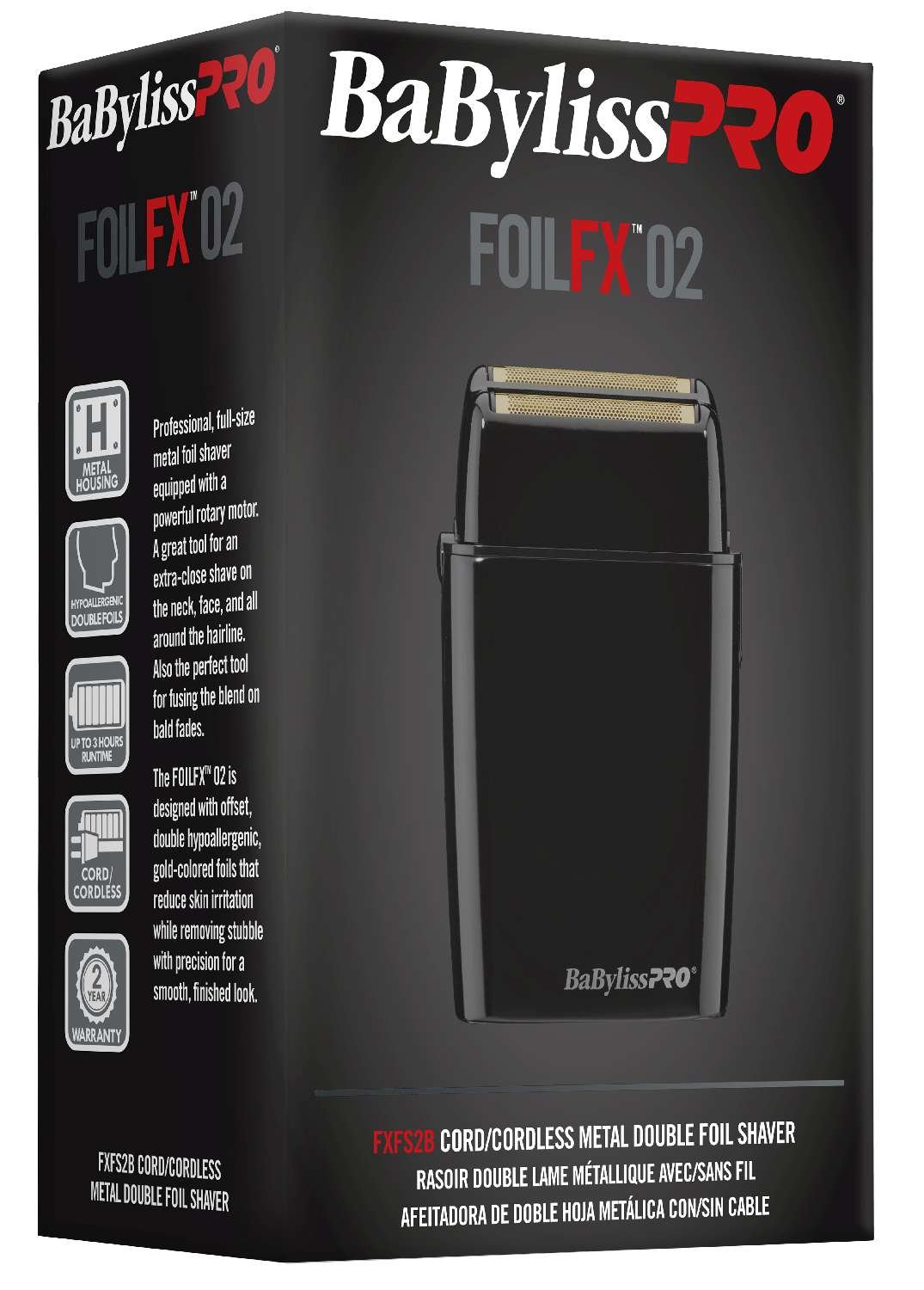 BABYLISS FX SHAVER BLACK