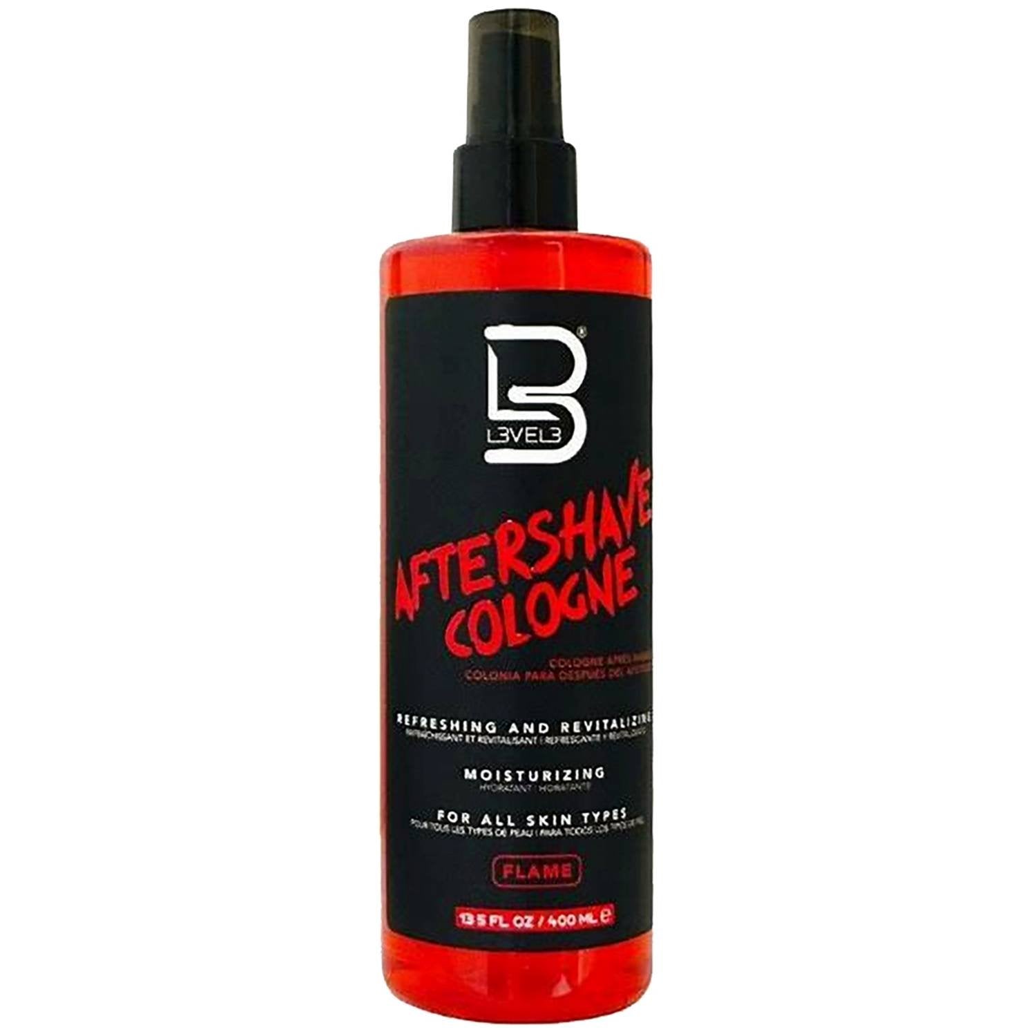 LEVEL3 AFTERSHAVE COLOGNE [FLAME] 13.5 OZ