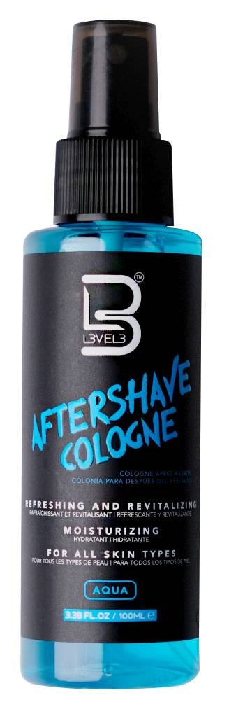 LEVEL3 AFTERSHAVE COLOGNE [AQUA] 3.38 OZ