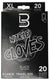 LEVEL3 NITRILE BLACK GLOVES [X-LARGE]