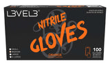 LEVEL3 NITRILE GLOVES ORANGE [MEDIUM]