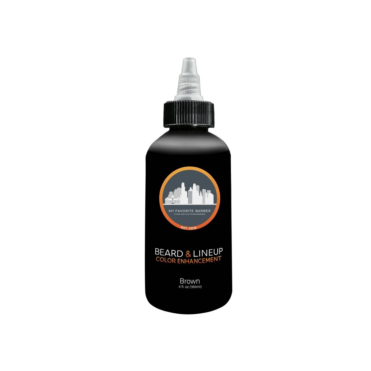 MFB BEARD & LINEUP COLOR BROWN 4 OZ