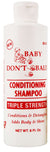 BABY DBB SHAMPOO [TRIPLE STRENGTH] 8 OZ