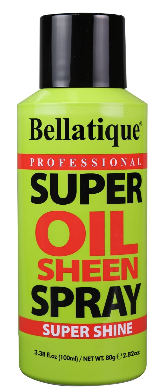 BELLATIQUE SUPER OIL SHEEN SPRAY 12/DP 3.38 OZ
